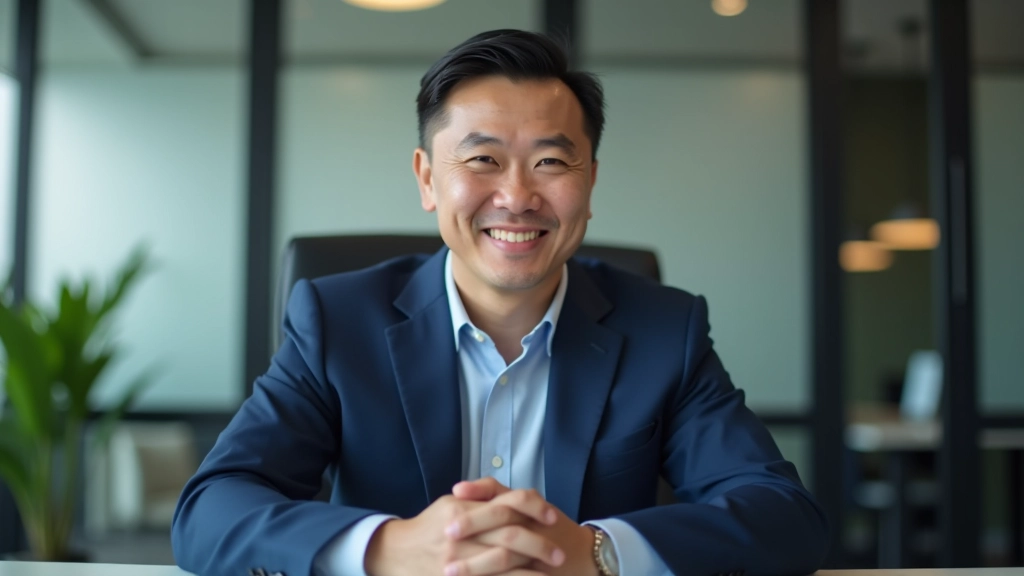 Financial advisor consulting with client in modern office environment