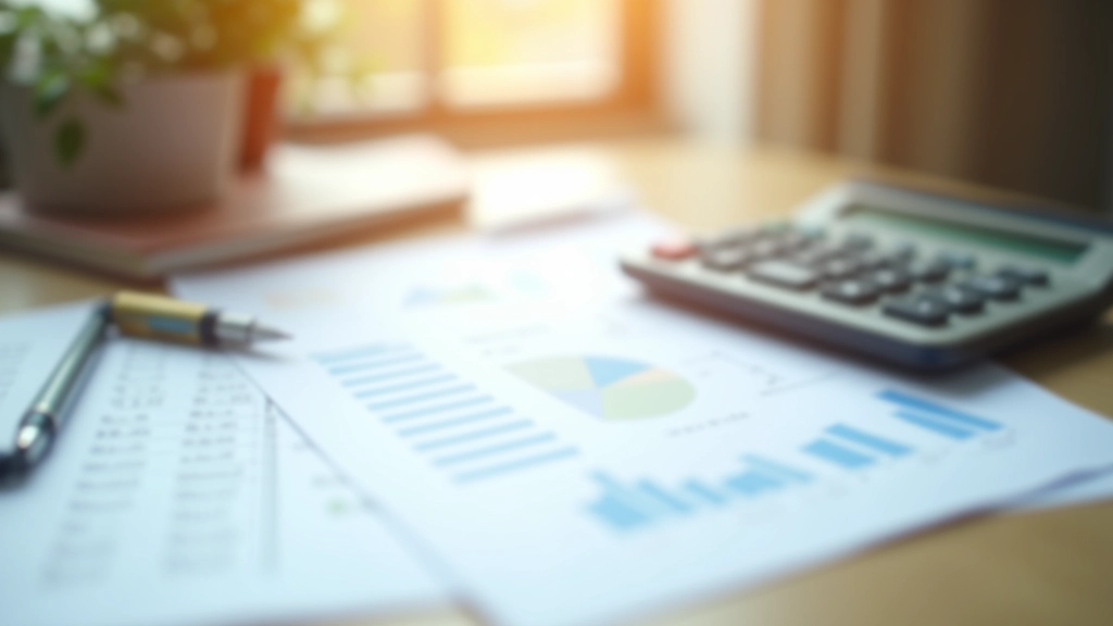 Modern investment documents and financial planning materials on professional workspace