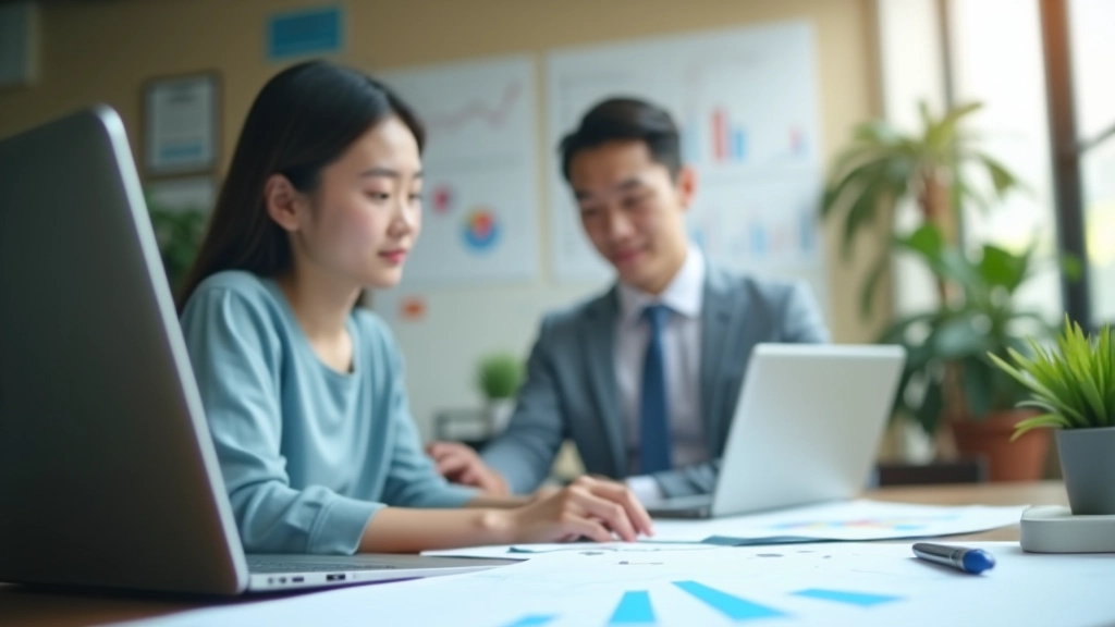 Professional working on financial planning with charts and documents